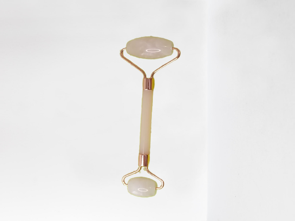 Rose Quartz Facial Massage Roller.