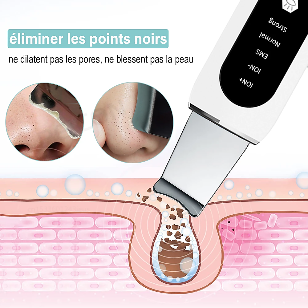 STELLAR - 5-in-1 Ultrasonic Facial Exfoliator & LED Device
